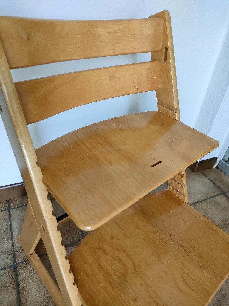 Chaise STOKKE évolutive bois clair, Enfants & Bébés, Enlèvement, Utilisé