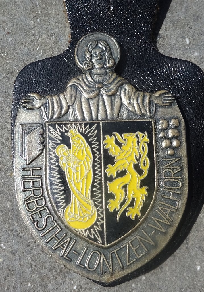 BELGIQUE: POLICE - BRELOQUE HERBESTHAL - LONTZEN - WALHORN, Collections, Envoi, Gendarmerie, Emblème ou Badge