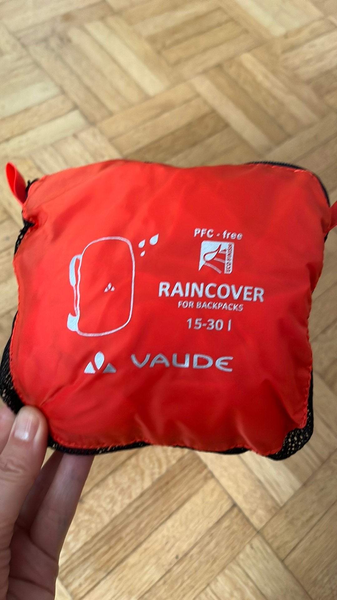 Raincover Vaude 15-30liter nieuw, Caravans en Kamperen, Ophalen of Verzenden, Zo goed als nieuw