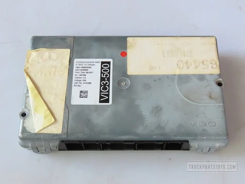 Continental Electrical System VIC3-500 stuurkast DAF Euro6, Ophalen, Gebruikt, Overige merken