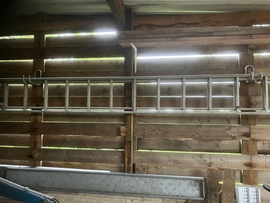 Ladder, Doe-het-zelf en Bouw, Ladders en Trappen, Ophalen, Ladder, Opvouwbaar of Inschuifbaar