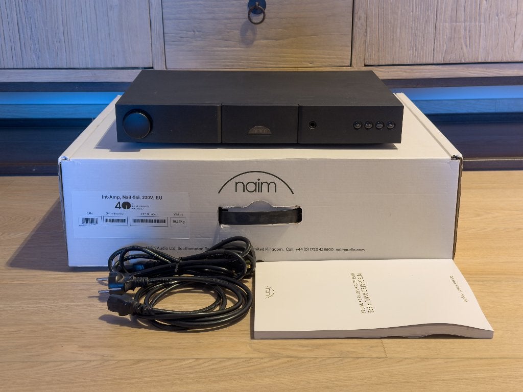 Naim NAIT 5si stereo versterker, Gebruikt, 60 tot 120 watt, Stereo, Ophalen