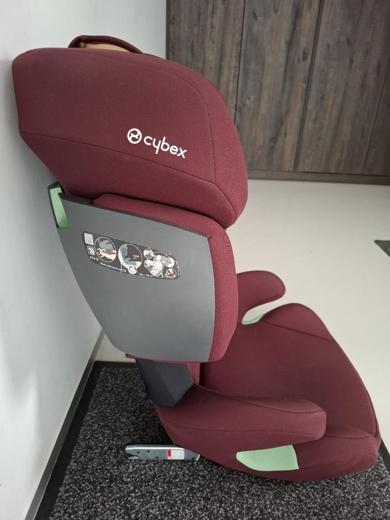 kinderzitje - Cybex Solution T i-fix 4-12jaar - Bordeaux, Gebruikt, 15 t/m 36 kg, Isofix, Ophalen