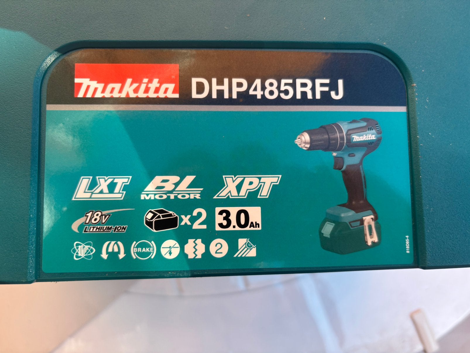 Makita Boormachine + 2 accu’s - Nieuw in doos, Ophalen of Verzenden, Nieuw, Accuboormachine, Makita