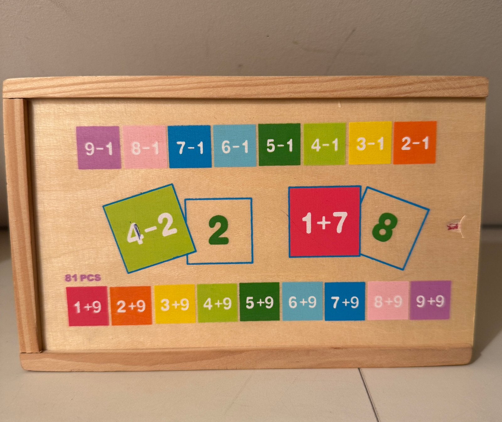 Pakket houten educatief speelgoed 4 set, Enlèvement, Comme neuf