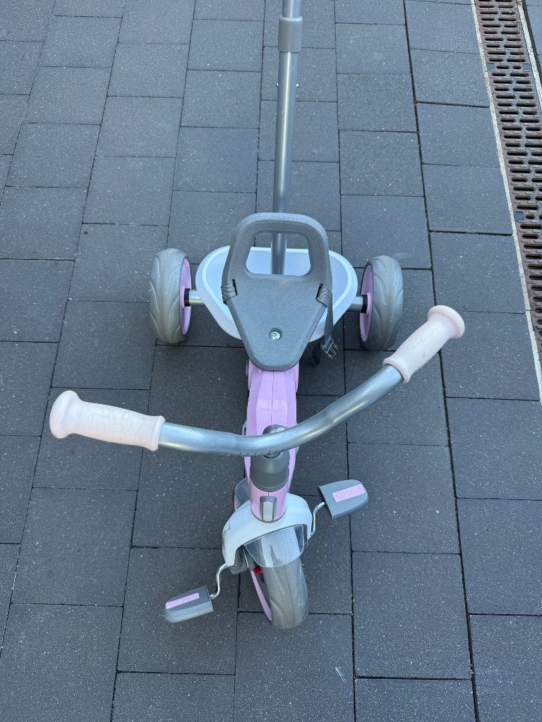 Driewieler roze, Fietsen en Brommers, Ophalen, Gebruikt, Duwstang