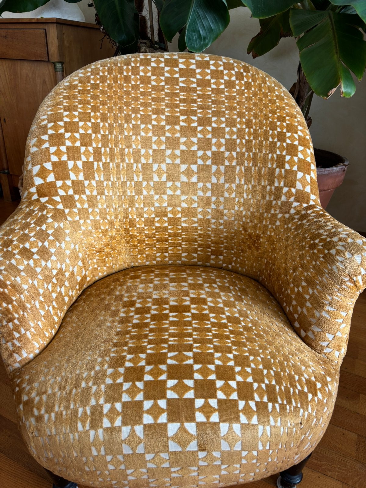Franse fauteuile, Huis en Inrichting, Fauteuils, Ophalen, Gebruikt