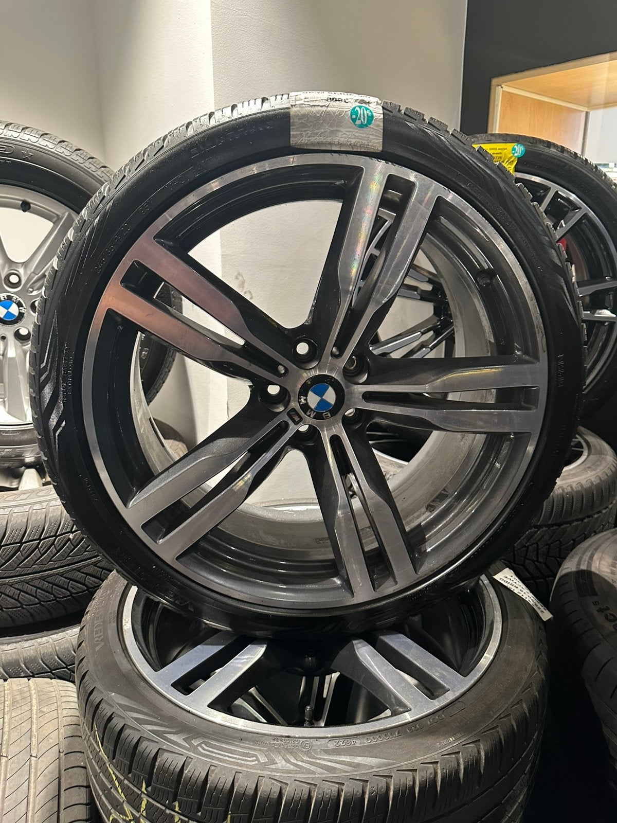 Jantes BMW Série 5/6/7 20” + pneus, Autos : Pièces & Accessoires, Pneus & Jantes, Pneus et Jantes, 20 pouces, Enlèvement