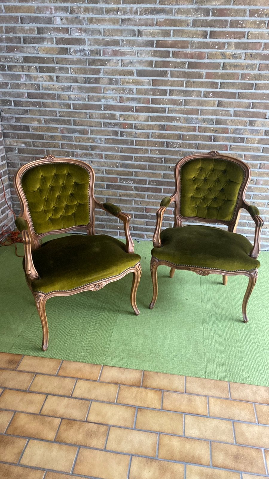 Antieke stoelen (eik) 2 stuks voor 25euro, Antiek en Kunst, Ophalen