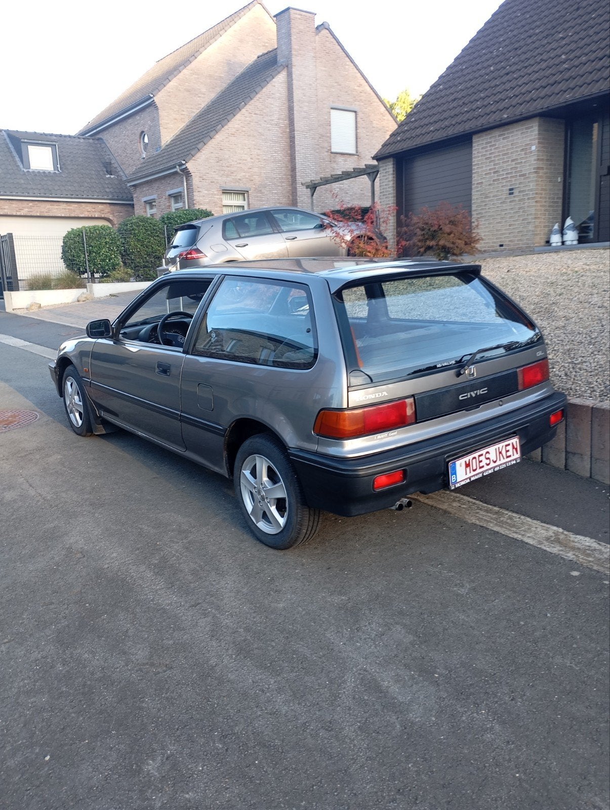 honda civic van 1991 met slechts 67.000 km, Auto's, Automaat, Stof, Particulier, Zilver of Grijs