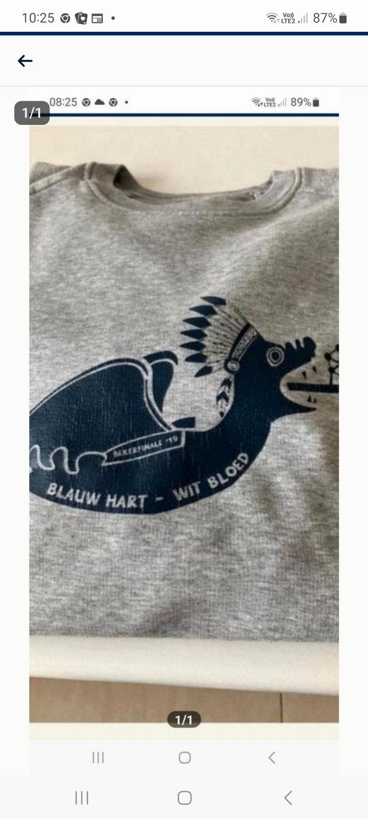 Sweater AA Gent-medium, Ophalen