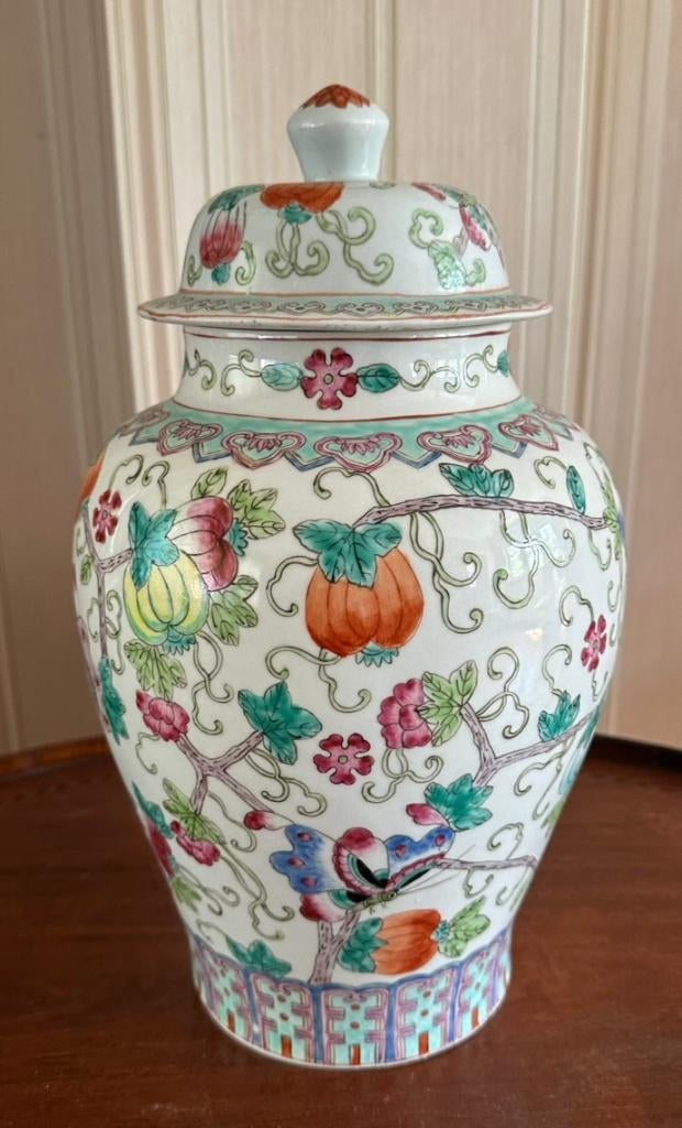 Vase en porcelaine chinoise parfait état, Enlèvement