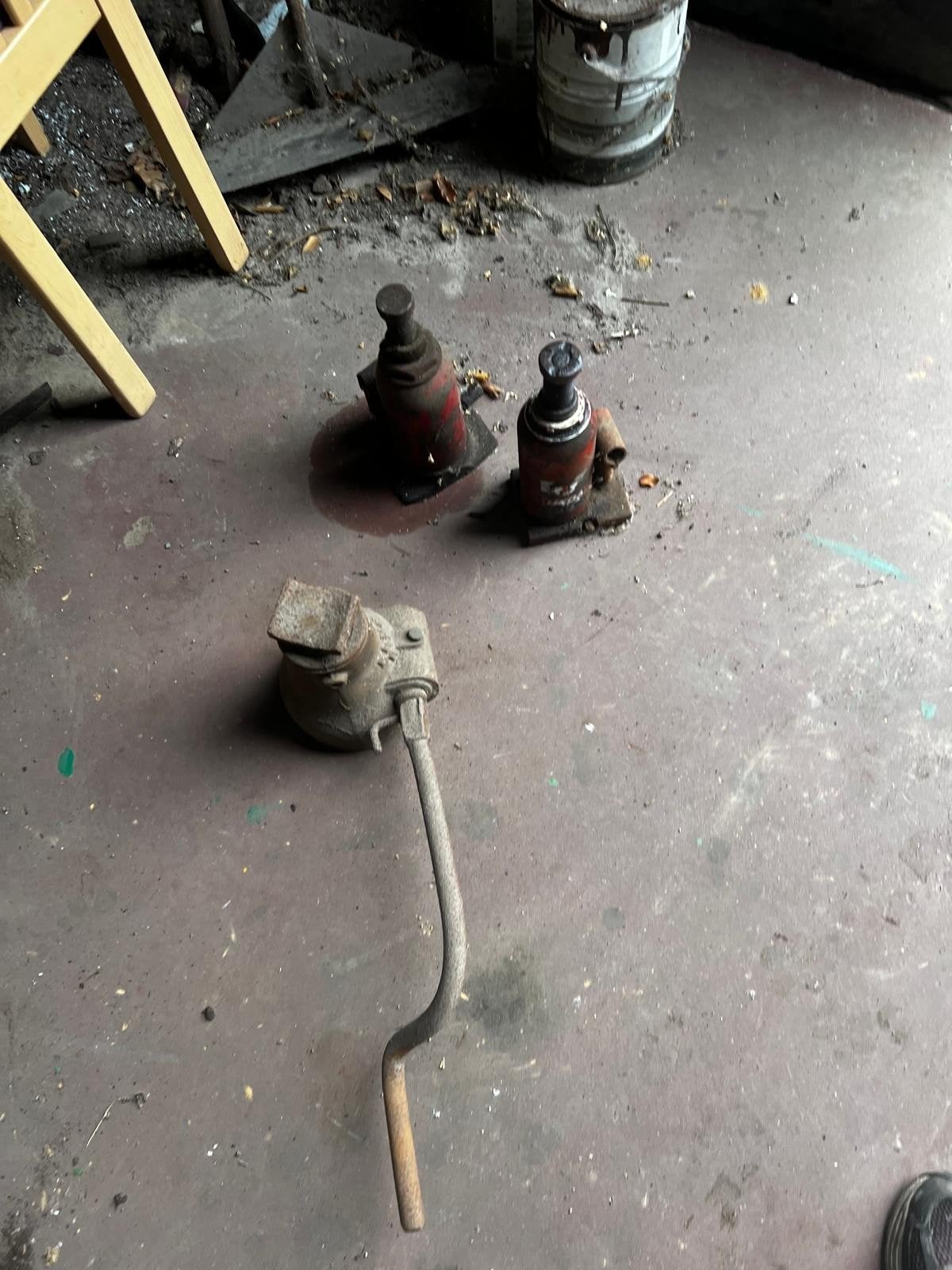 olie krik, Auto diversen, Ophalen, Gebruikt, Manueel, Garagekrik