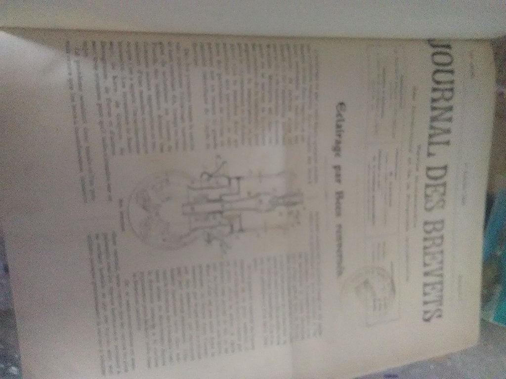 Ancien livre des brevets d inventaire 1904, Enlèvement ou Envoi, 20e siècle ou après, Utilisé