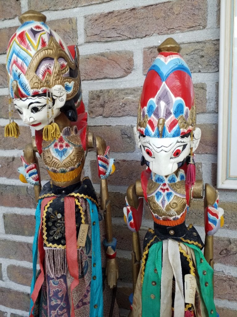 Poupées indonésiennes, Sculpture sur bois, Bois, Indonésie, Enlèvement