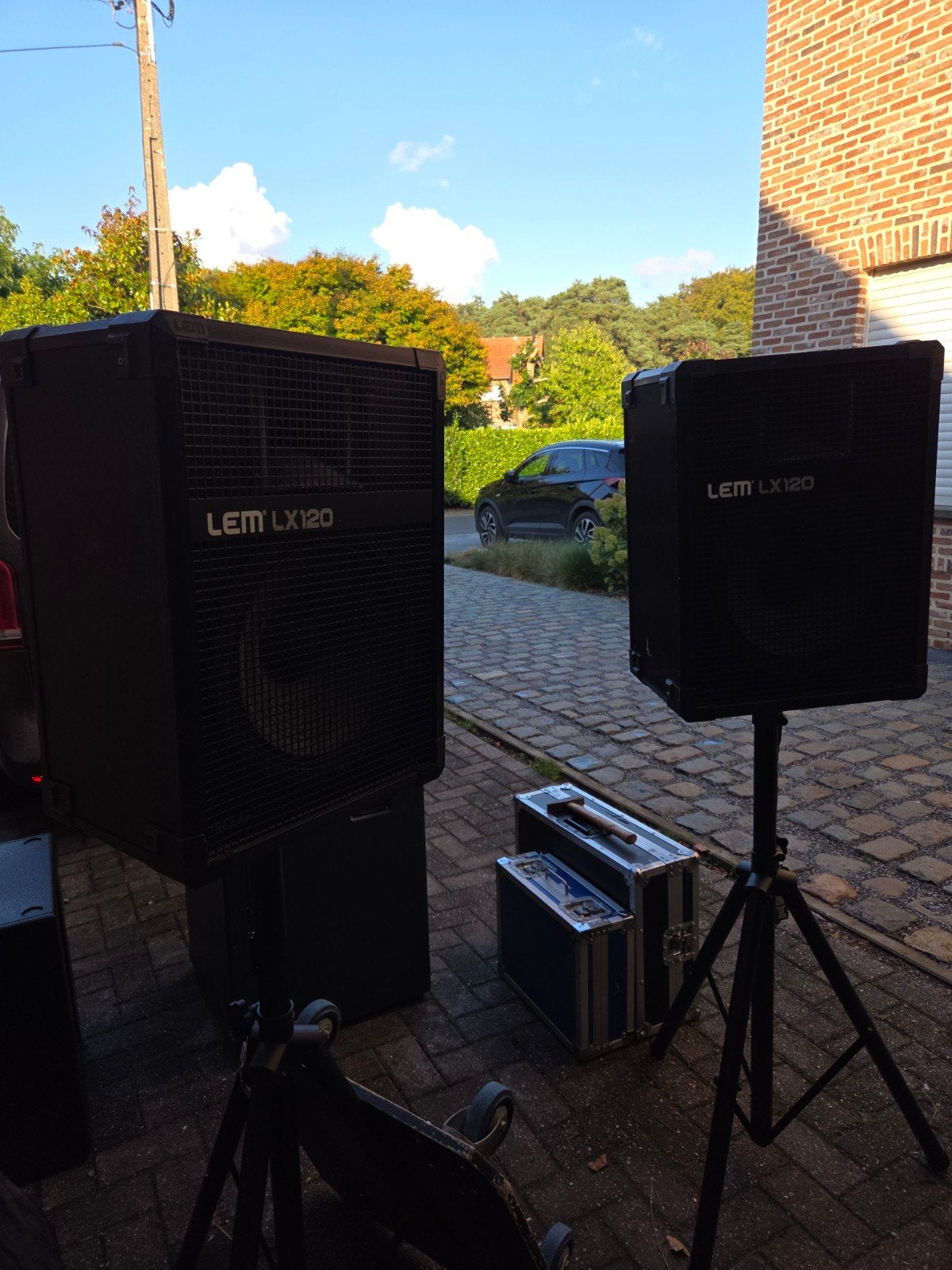 LEM zang-muzieksetje 250 watt, Ophalen, Gebruikt, Minder dan 500 watt, P.A.