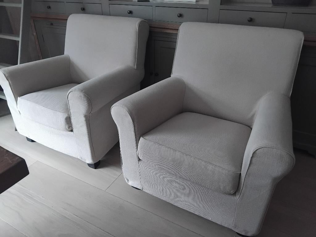 2 fauteuils aan 150 eur!, Huis en Inrichting, Fauteuils, Gebruikt, Ophalen
