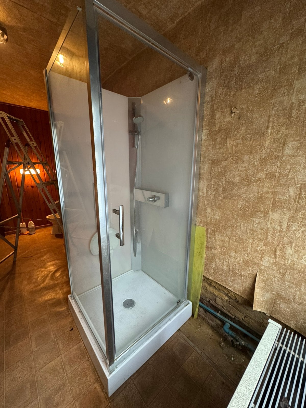 Cabine de douche avec siège, Enlèvement, Utilisé