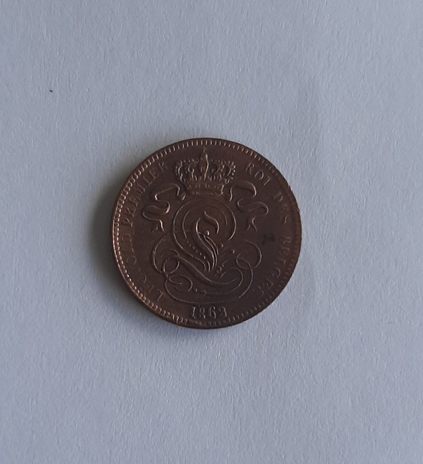 Leopold I - 1 centimes 1862, Verzenden