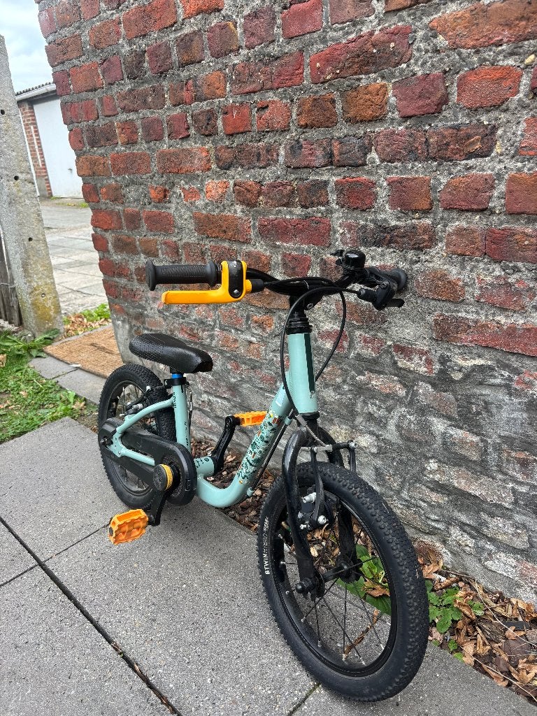2-in-1 fiets/loopfiets voor kinderen van 3-5 jaar 14 inch, Frein sur jante, B,twin, Enlèvement, Utilisé