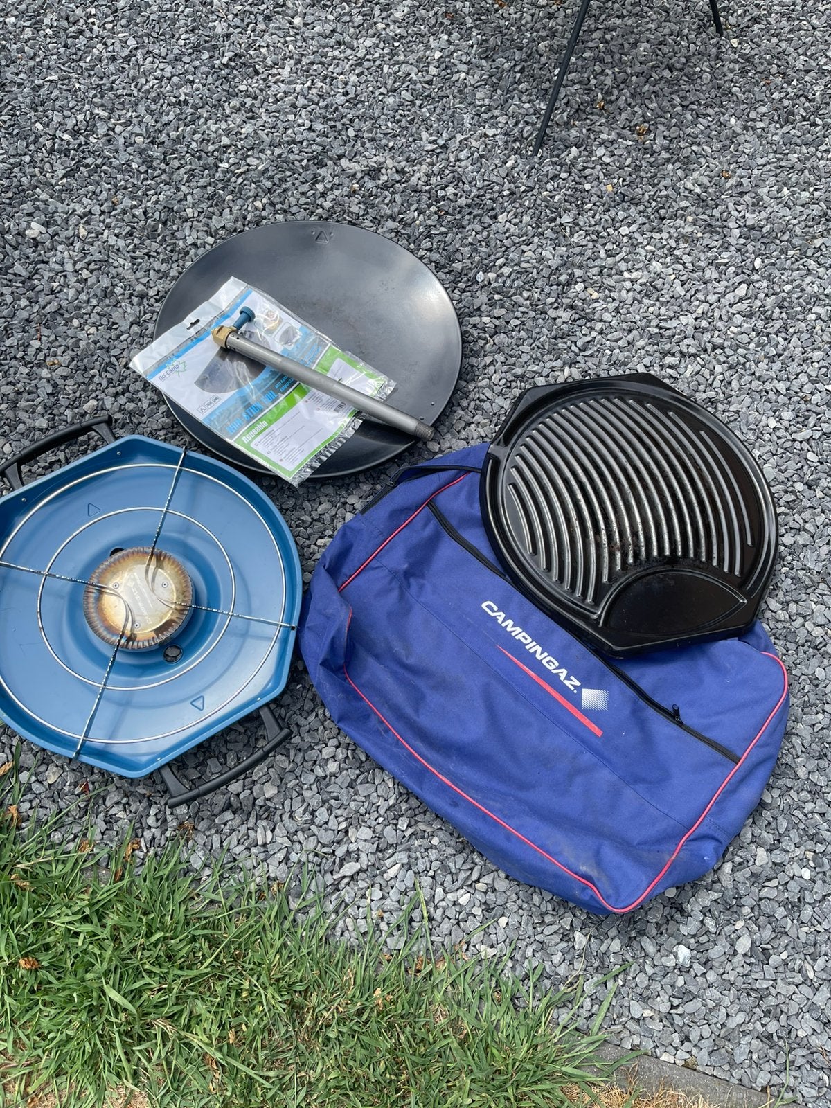 Campingaz skottelbraai, Ophalen, Zo goed als nieuw
