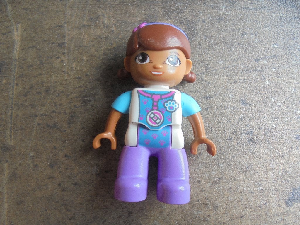 Lego Duplo Doc McStuffins Figure Dottie (zie foto's), Enlèvement ou Envoi, Utilisé, Briques en vrac, Duplo