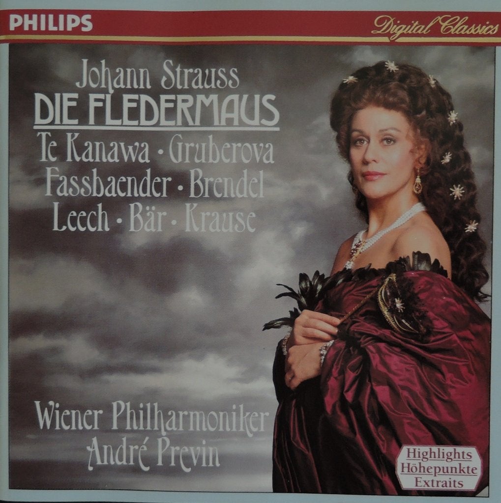 Die Fledermaus / J. Strauss - Wiener Philharmoniker / Prévin, Opera of Operette, Ophalen of Verzenden, Zo goed als nieuw, Romantiek