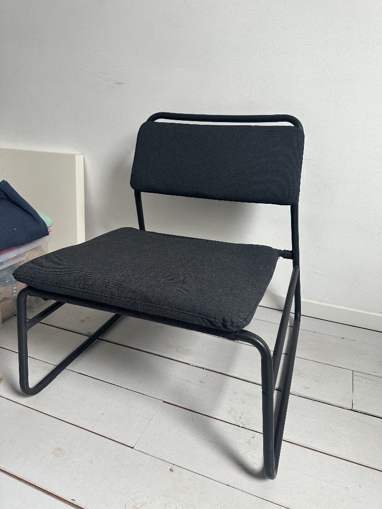Fauteuil IKEA modèle LINNEBÄCK (IKEA), Maison & Meubles, Fauteuils, Comme neuf, Métal, Tissus, 50 à 75 cm, Moins de 75 cm, Enlèvement