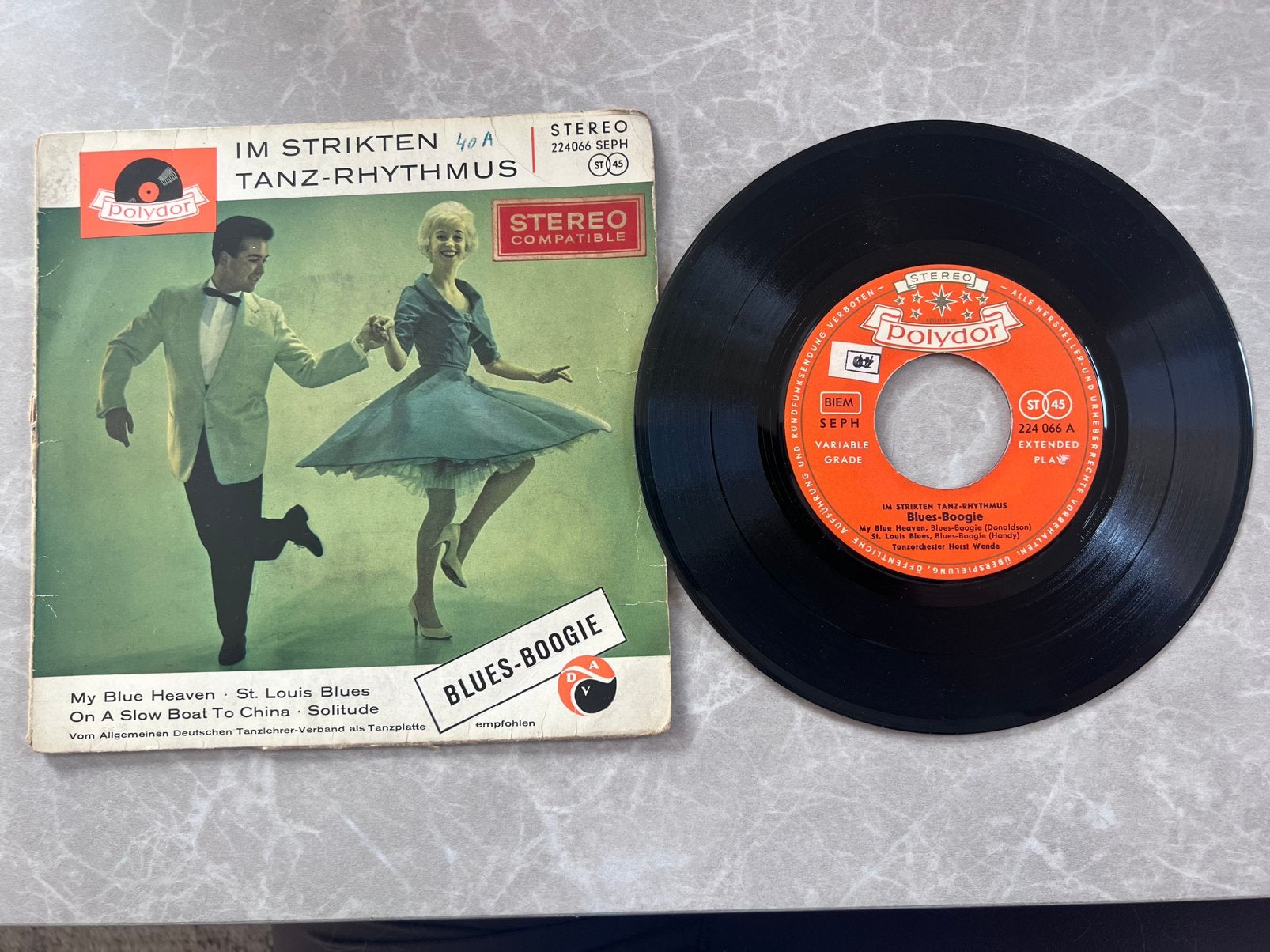 Vinyl 7" 45RPM Tanzorchester Horst Wende, Ophalen of Verzenden, Gebruikt, 7 inch