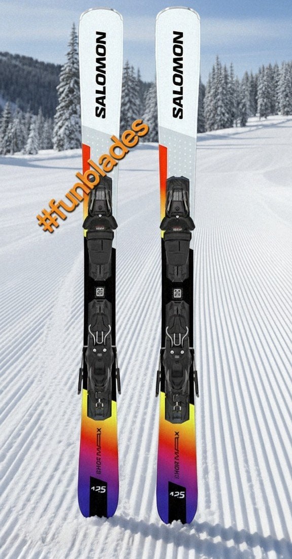 Salomon Shortmax 125cm Snowblades, Sportief , nieuw, Enlèvement ou Envoi, Ski, Salomon