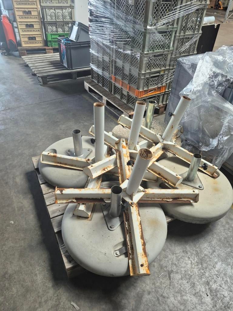 Parasol voeten 20 tot 50kg, Doe-het-zelf en Bouw, Metalen, Ophalen of Verzenden