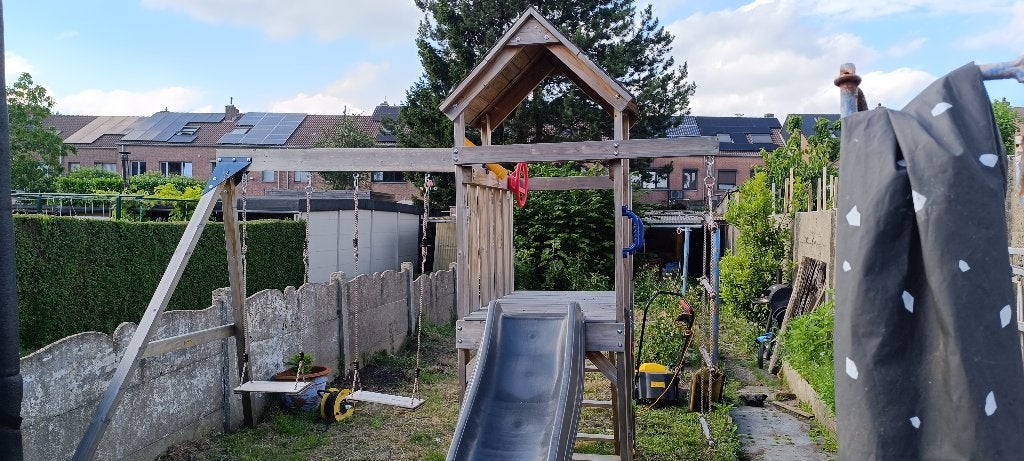 Speeltoestel, Kinderen en Baby's, Speelgoed | Buiten | Speeltoestellen, Ophalen, Zo goed als nieuw, Schommel