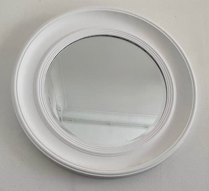 Miroir rond blanc, Enlèvement, Comme neuf