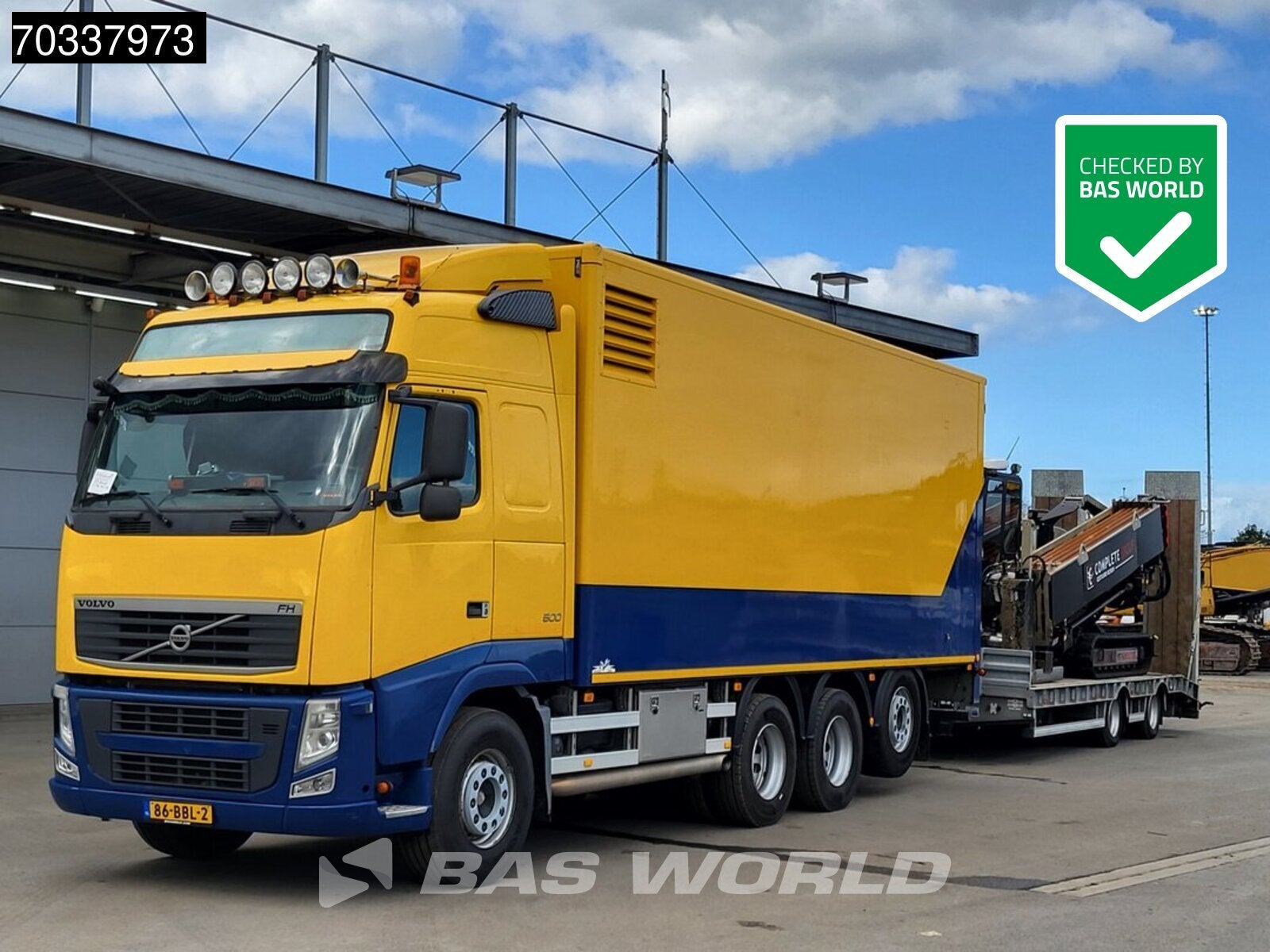 Volvo FH 500 8X4 Horizontal Drilling combi SITETEC MP302 D B, Autos, Cuir, Euro 5, Achat, Entreprise