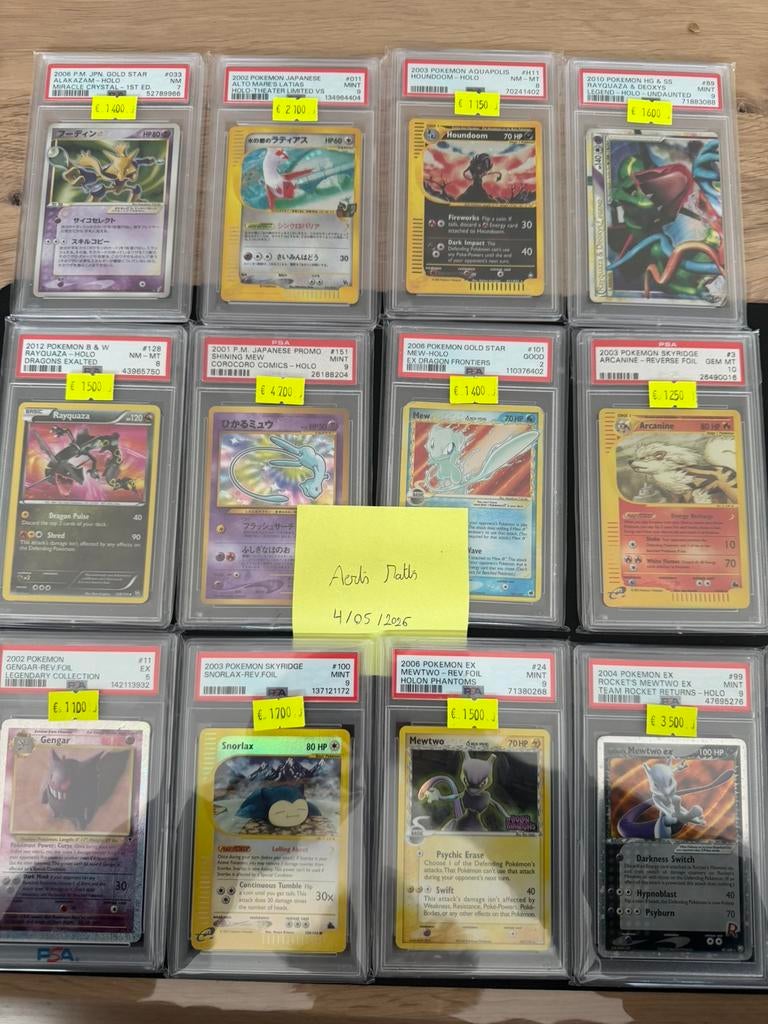 Plaques de cartes Pokemon classées, Enlèvement ou Envoi, Comme neuf