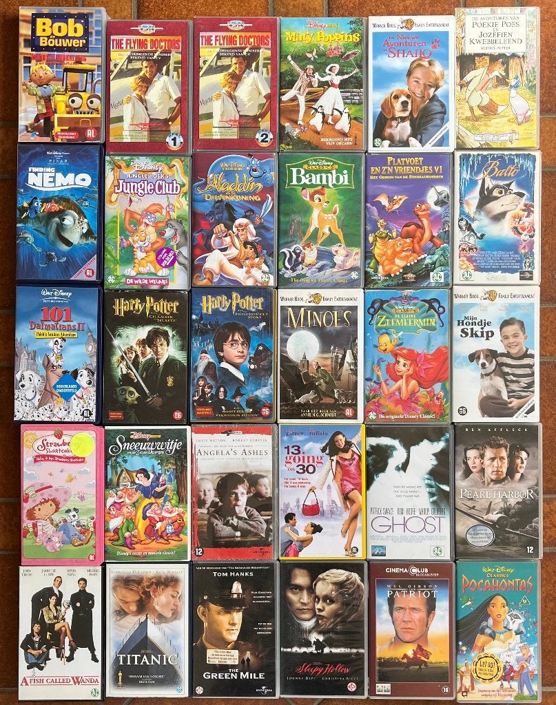 koopvideo's, TV, Hi-fi & Vidéo, Lecteurs vidéo, Enlèvement, Comme neuf, Cassette vidéo