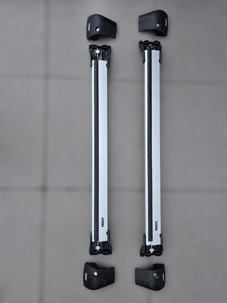 Thule WingBar Edge 9595 dakdragers 90/98 cm + Kit 4022, Autos : Divers, Porte-bagages, Comme neuf, Enlèvement