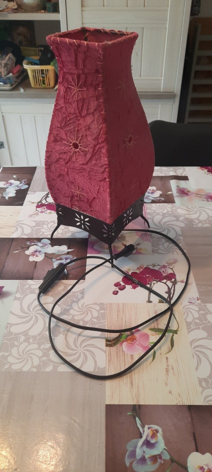 Lampe style orientale, Ophalen of Verzenden, Zo goed als nieuw, Stof