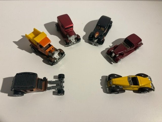 Lot 6 Hot Wheels Hot Rod Blackwall 1977 -1982, Ophalen of Verzenden, Zo goed als nieuw, Auto
