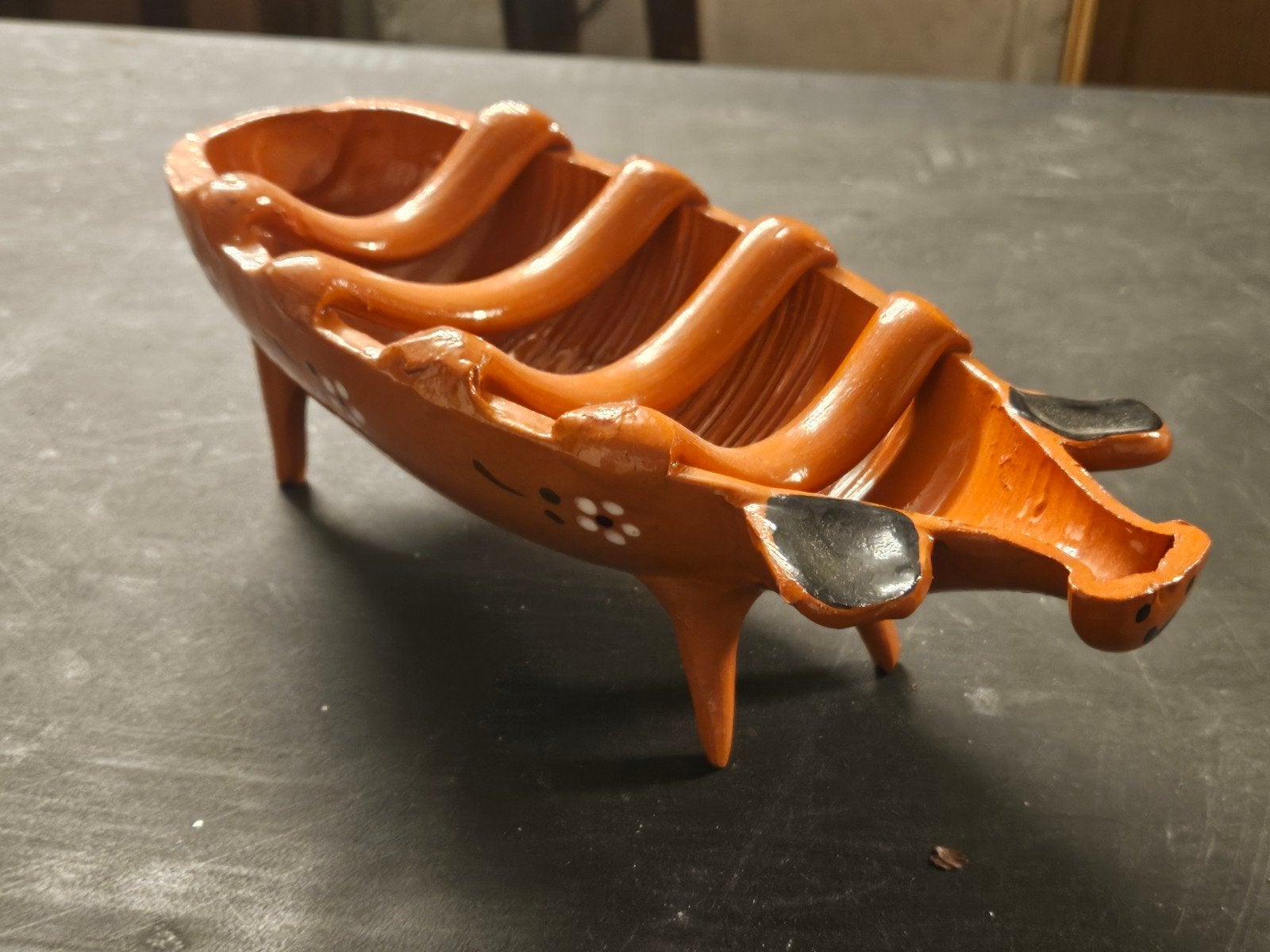 rôtisserie saucisse, Ophalen