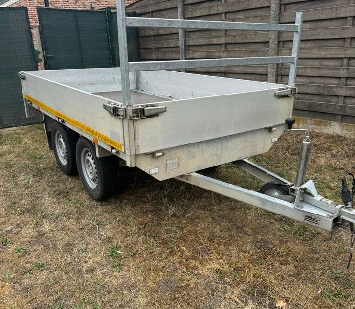 Aanhanger Dubbelasser Eduard, Auto diversen, Ophalen, Gebruikt