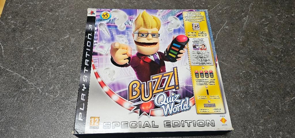 PS3 Buzz quizboxset, Ophalen of Verzenden, Gebruikt