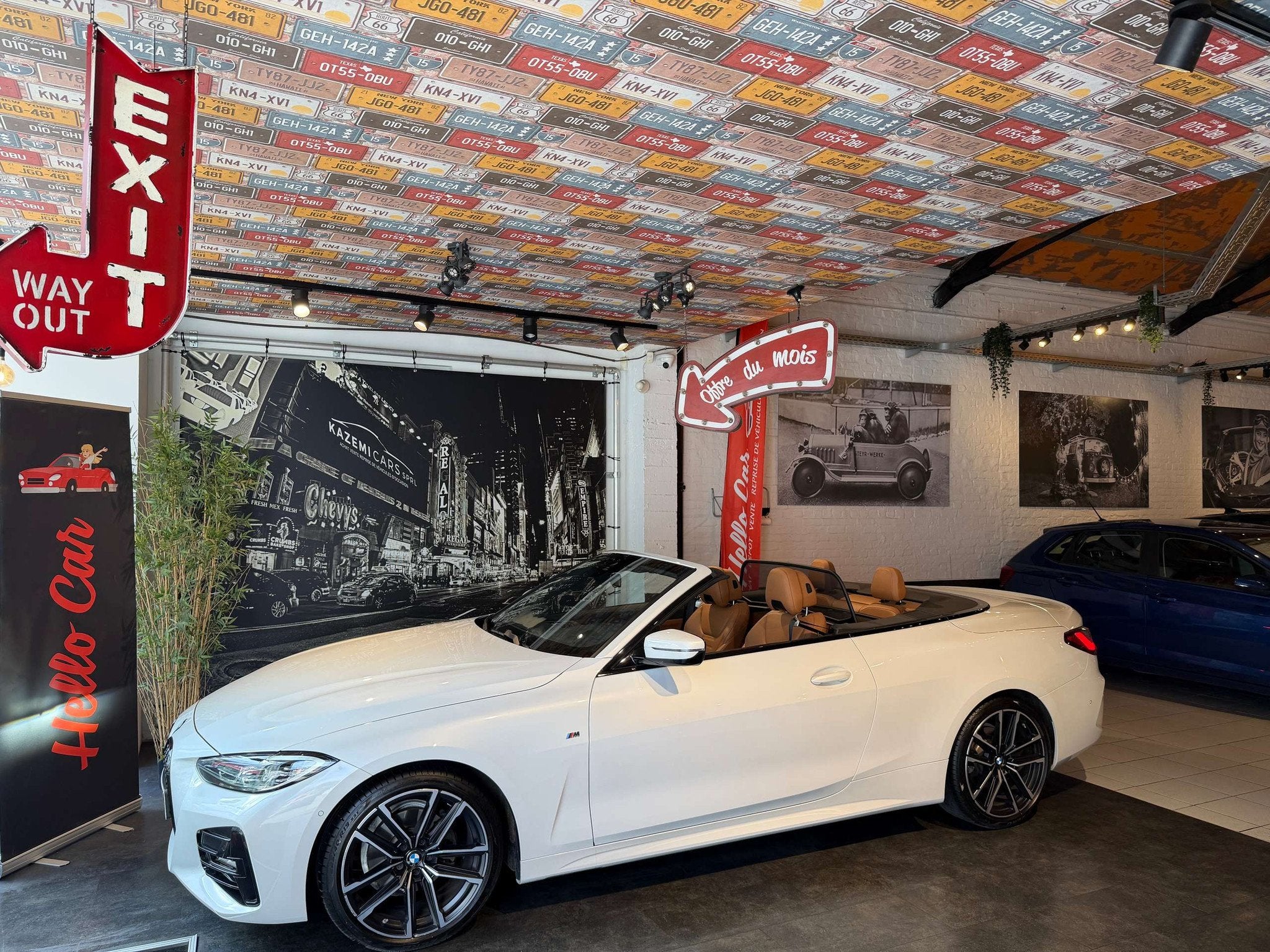 BMW 4 Serie 420 Cabrio 420iA * PACK M * TVA * H/K * CUIRS CO, Cuir, Achat, Entreprise, 2 portes