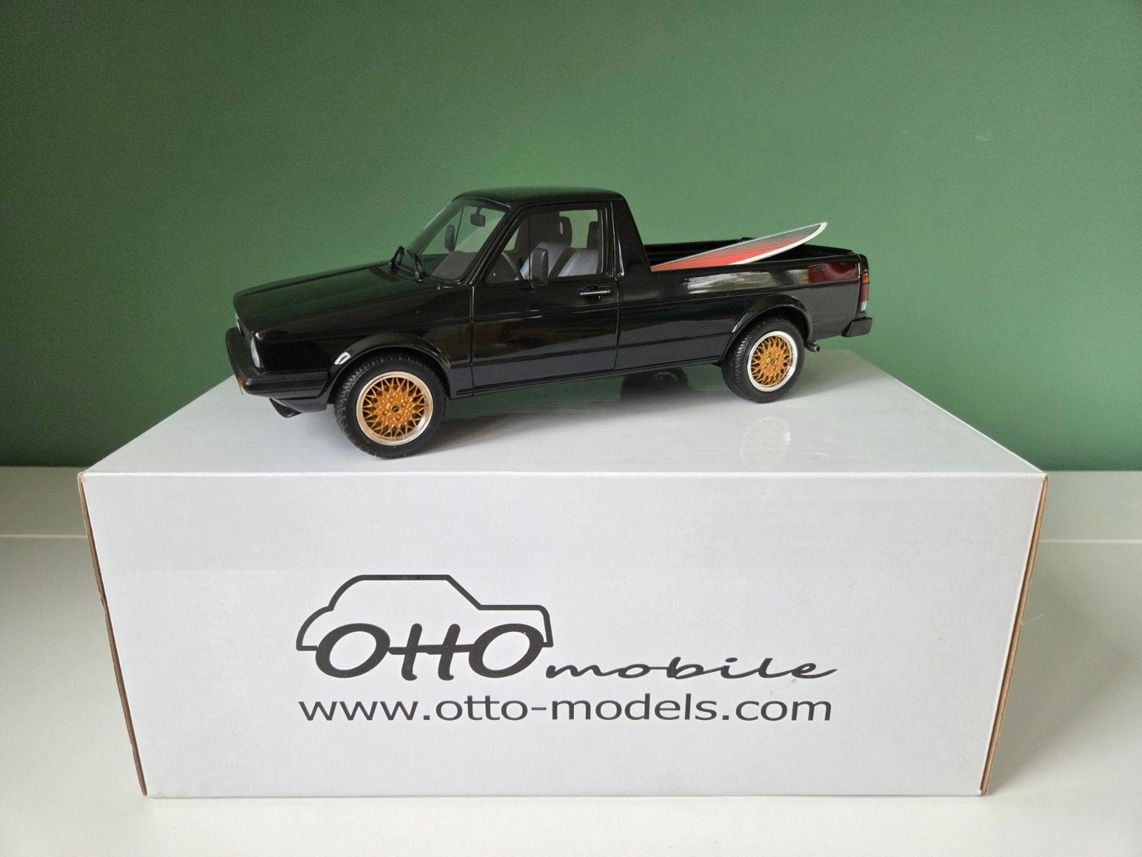 Otto Mobile 1:18 Volkswagen Caddy Black L041 1979 (OT665), Hobby en Vrije tijd, Ophalen of Verzenden, Zo goed als nieuw, Auto