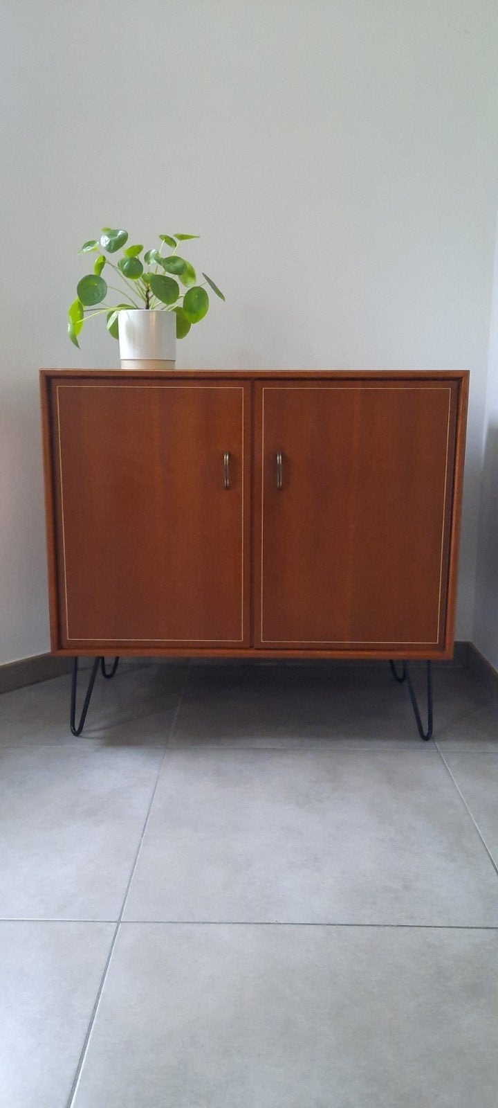 Vintage midcentury kastje | platenspeler meubel, Huis en Inrichting, Ophalen, Gebruikt, Vintage