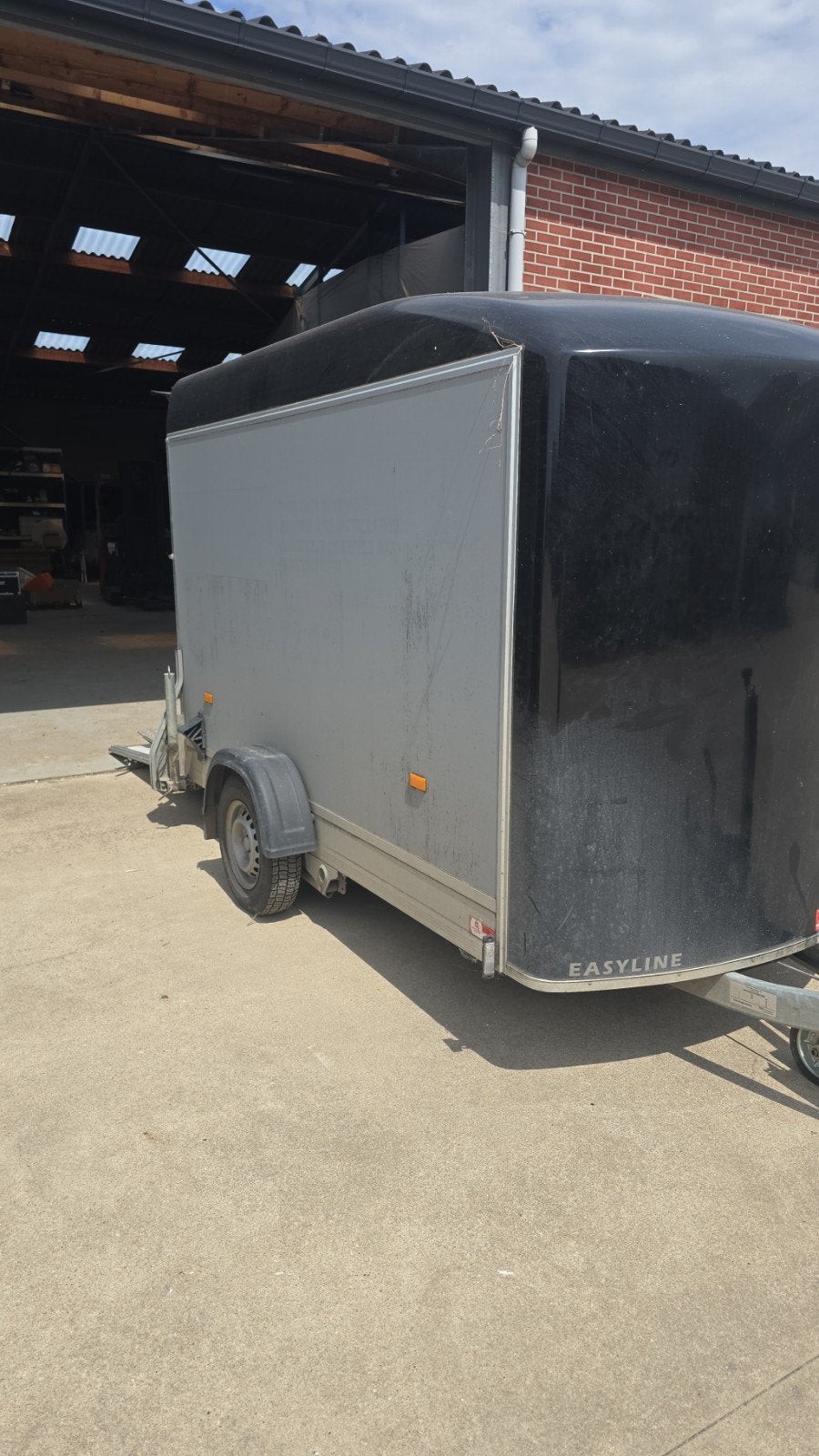 Gesloten aanhanger 1300kg btw aftrekbaar, Autos : Divers, Remorques, Enlèvement