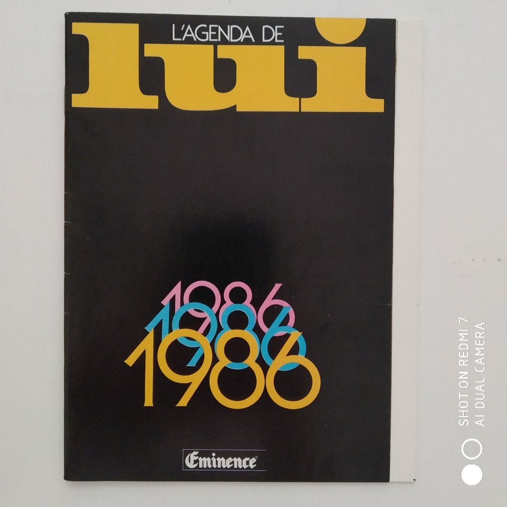 Calendrier LUI 1986 - neuf., Enlèvement ou Envoi, Calendrier annuel, Neuf