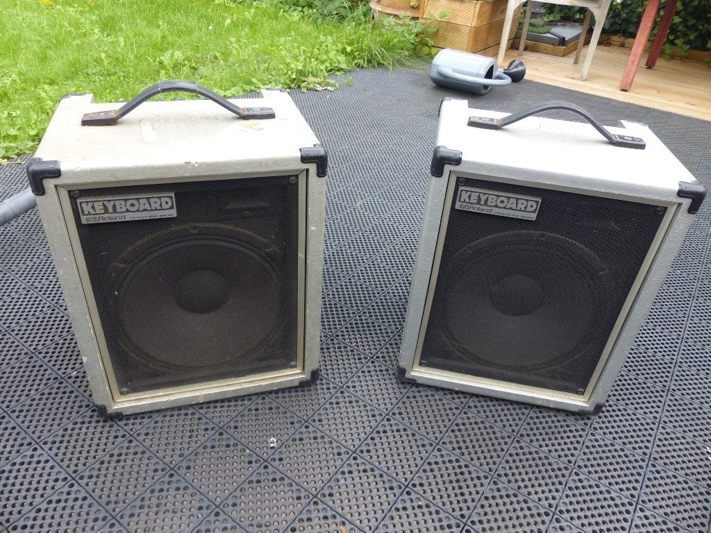 ROLAND CUBE-60 KEYBOARD CK-60 — PAAR VINTAGE VERSTERKERS, Ophalen, Gebruikt