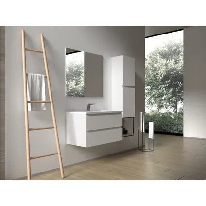 Aquazuro Napoli meuble sdb avec vasque, Maison & Meubles, Enlèvement, Neuf, 50 à 100 cm, Meuble lavabo