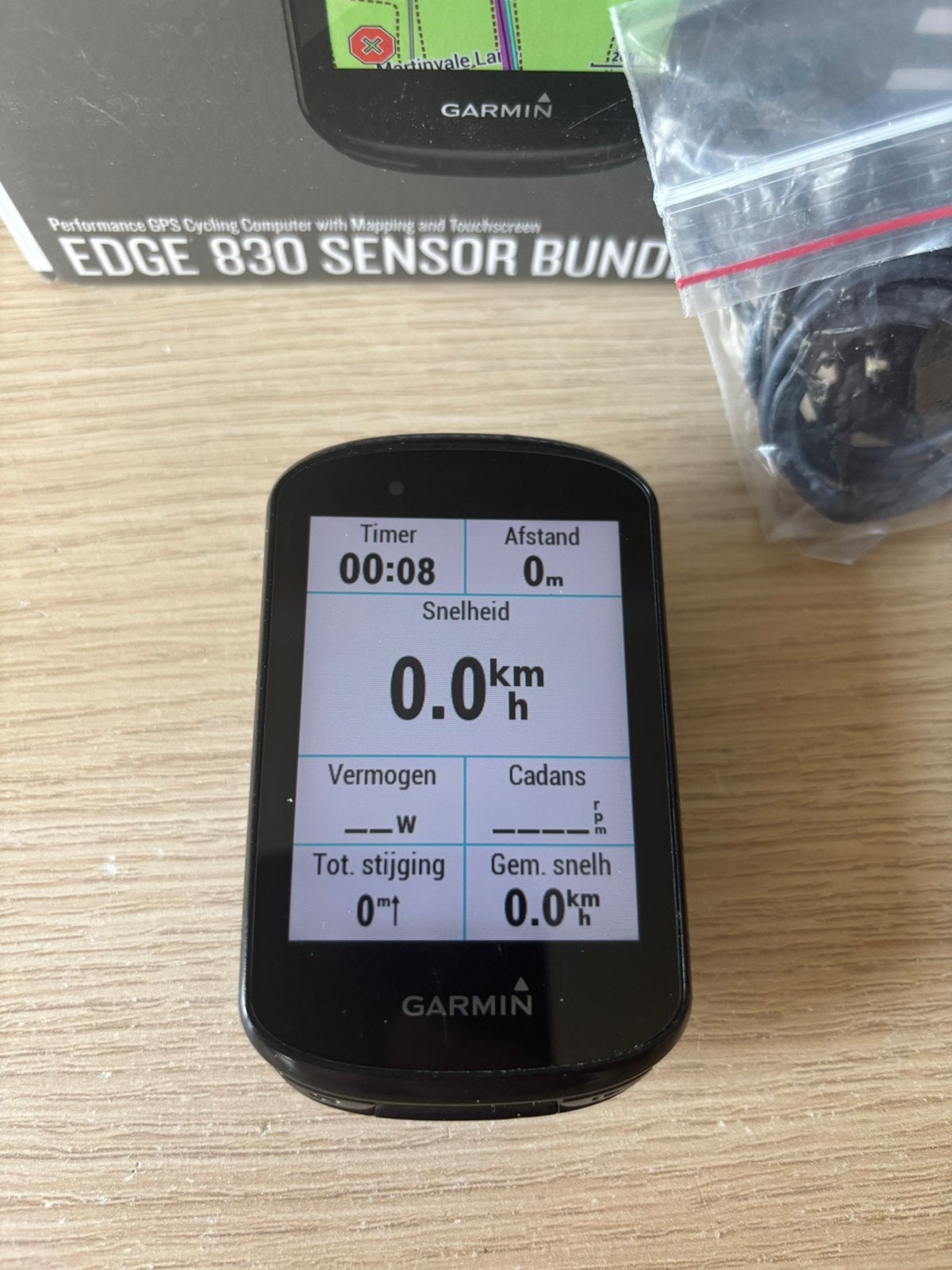 Garmin Edge 830, Fietsen en Brommers, Ophalen of Verzenden, Draadloos, Gebruikt